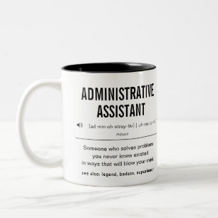 Personlig Administrationsassistenten är funny Två-Tonad Mugg