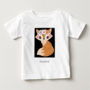 Personlig Adsible Baby Fox T Shirt