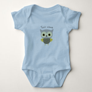 Personlig Adsible Blue uggla T Shirt