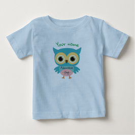 Personlig Adsible Blue uggla T Shirt
