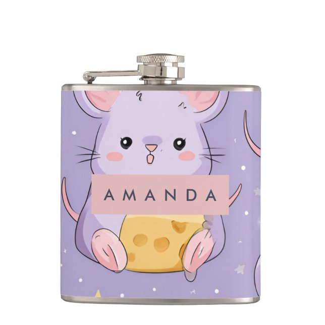 Personlig Adsible Kawaii Mice Mönster Fickplunta (Framsidan)
