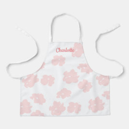Personlig Adsible Rosa Flower Child Apron