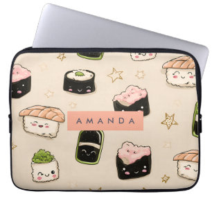 Personlig AdSushi och Soy Sauce Mönster Laptop Fodral