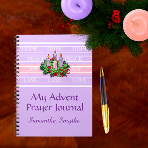 Personlig Advent Prayer Journal Anteckningsbok
