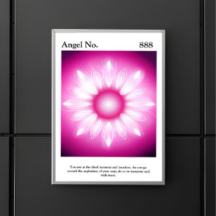 Personlig Aesthetic Aura Angel Number Poster