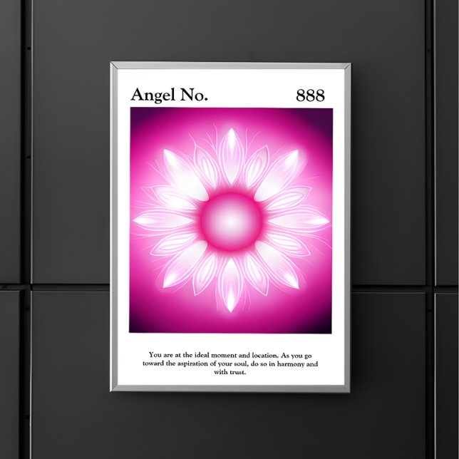 Personlig Aesthetic Aura Angel Number Poster (Aura Angel Number Poster)