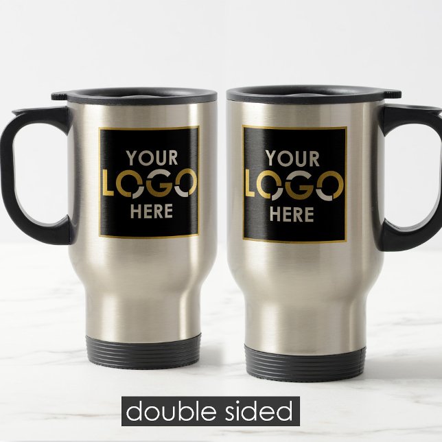 Personlig Affärsverksamhet din Logotyp här - markn Resemugg (Personalized Business Your Logo Here Promotional Travel Mug)