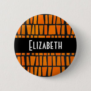 Personlig african-stammen mönster knapp