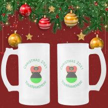 Personlig afrikansk diaspora ängel julflagga