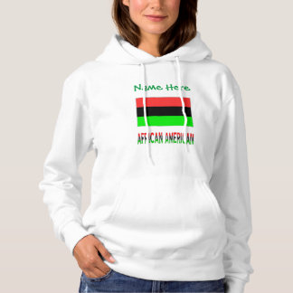 Personlig afrikansk diaspora flagga för kvinnor t shirt