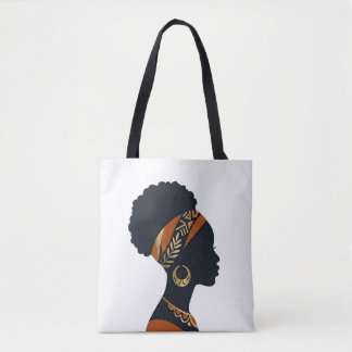 Personlig Afrohemisk Drottning Canvas Toteväska Tygkasse