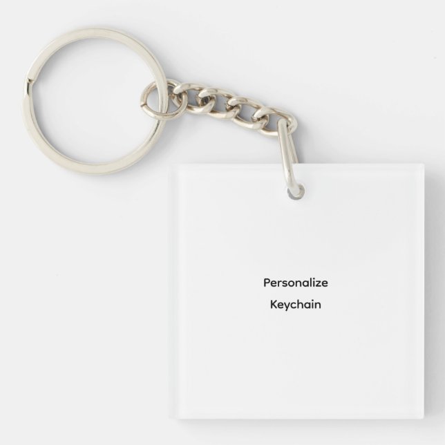 Personlig akrylnyckelring (Framsidan)