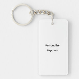 Personlig akrylnyckelring nyckelring