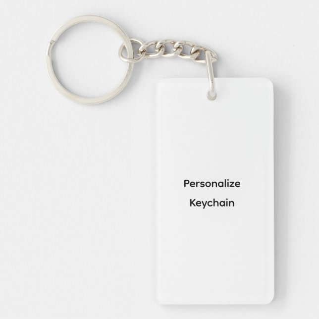 Personlig akrylnyckelring nyckelring (Framsidan)