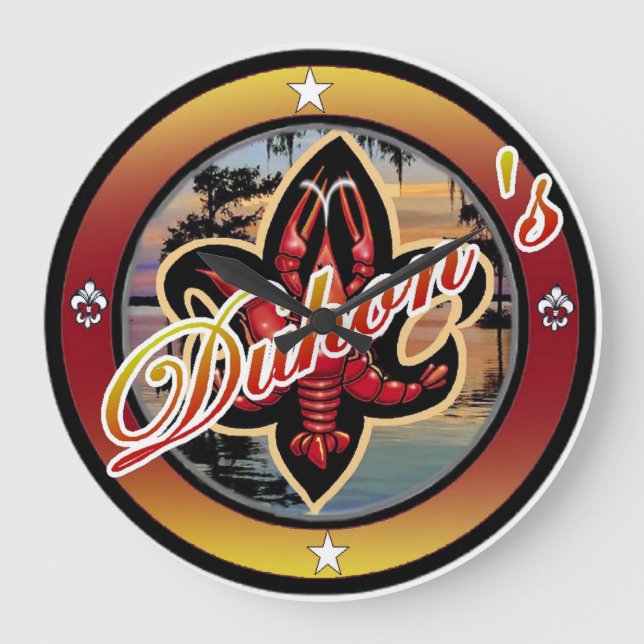 Personlig akrylväggsklocka 4u stor klocka (Framsida)