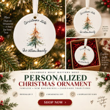 Personlig akvarell julgran