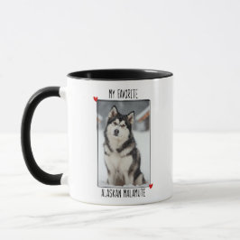 Personlig Alaskan Malamute Foto Hundälskare Mugg