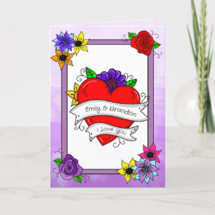 Personlig Alla hjärtans dag Kort