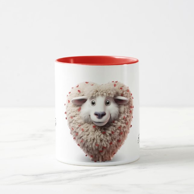 Personlig Alla hjärtans dag Mugg (Center)