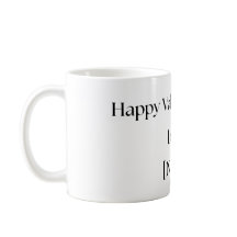 Personlig Alla Hjärtans Dag-mugg från flickvän ell