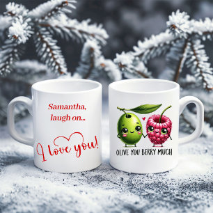 Personlig Alla Hjärtans Dag-mugg Söt mat Kärlekskv Kaffemugg