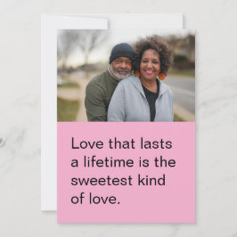 Personlig Alla hjärtans dag-platta kort för dem