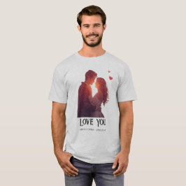 Personlig Alla hjärtans dags-present T Shirt