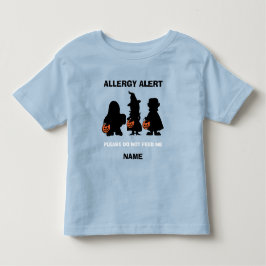 Personlig Allergy Alert Halloween Matar inte T-shirt