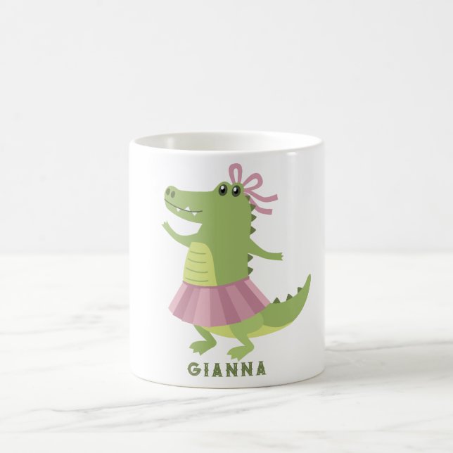 Personlig Alligator Kaffemugg (Center)