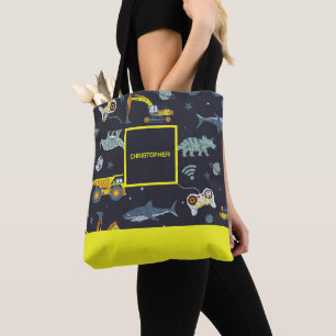 Personlig Allover Kids Favorites Tote Tygkasse