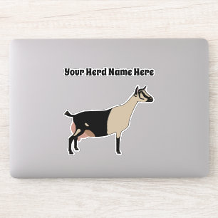 Personlig Alpin Dairy Goat Klistermärken