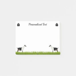 Personlig Alpin Dairy Goat Post-it Block