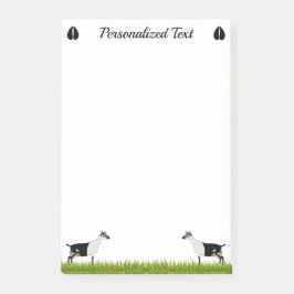 Personlig Alpin Dairy Goat Post-it Block