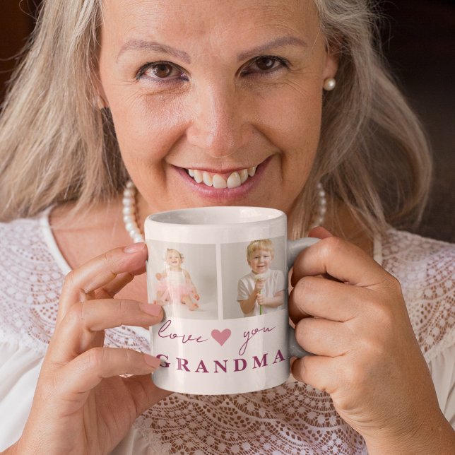 Personlig "älskar dig mormor" kaffemugg (Skapare uppladdad)