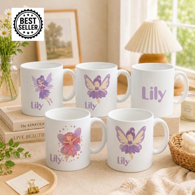 personlig älv-mugg för flickor kaffemugg (Skapare uppladdad)