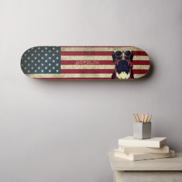 Personlig American Bull Dog Skateboard