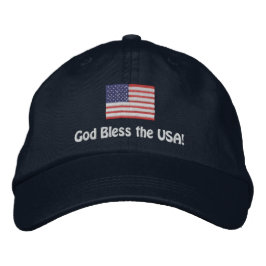 Personlig American Flagga Hat Broderad Keps