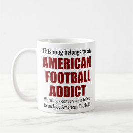 Personlig American Football Fläkt Kaffemugg
