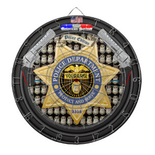 Personlig American Service Police Edition Edition  Darttavla