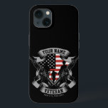 Personlig American Veteran Proud Vet USA flagga<br><div class="desc">Personlig American Veteran Proud Vet USA flagga,  som har soldater med skjutvapen och amerikansk Flagga. Personlig med namn,  Anpassningsbar och plats! Perfektens gåva till den speciella personen i ditt liv!</div>
