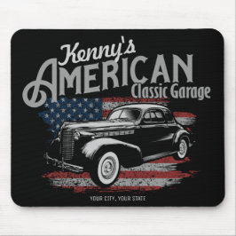 Personlig American Vintage Classic Car Garage Musmatta
