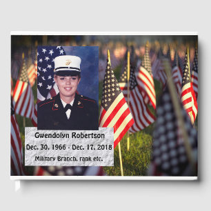 Personlig AmericanVeteran Memorial Gästböcker