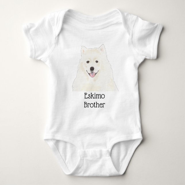 Personlig amerikansk eskimo hund Samoyed T Shirt (Framsida)
