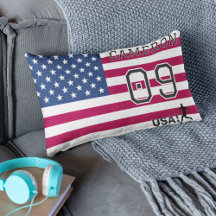 Personlig Amerikansk Fotbolls Atlet Patriotisk