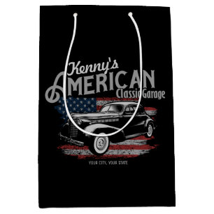 Personlig amerikansk vintage klassisk bilgarage