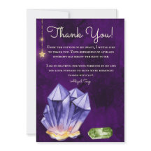 Personlig Ametyst och Beryl Crystals Lila