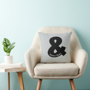 Personlig Ampersand Kudd Kudde