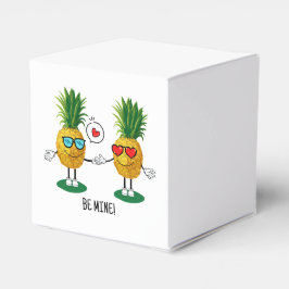 Personlig Ananas Emoji Kärlek par par Presentaskar