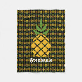 Personlig Ananas Fleecefilt