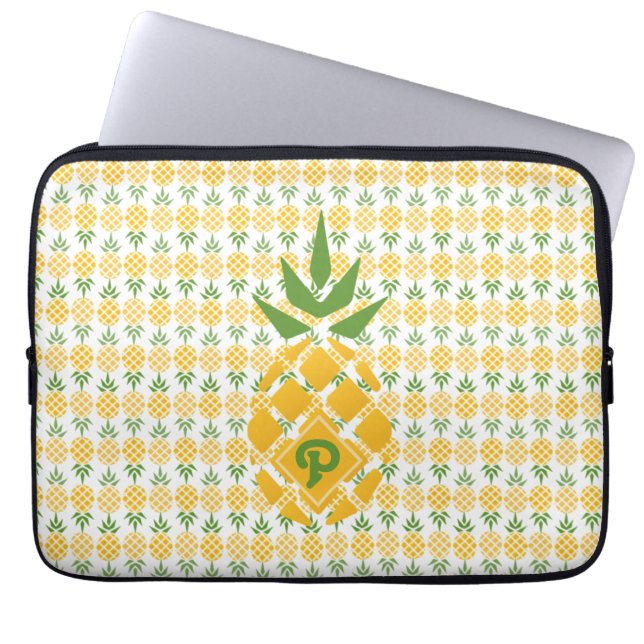 Personlig Ananas Laptop Sleeve (Framsidan)